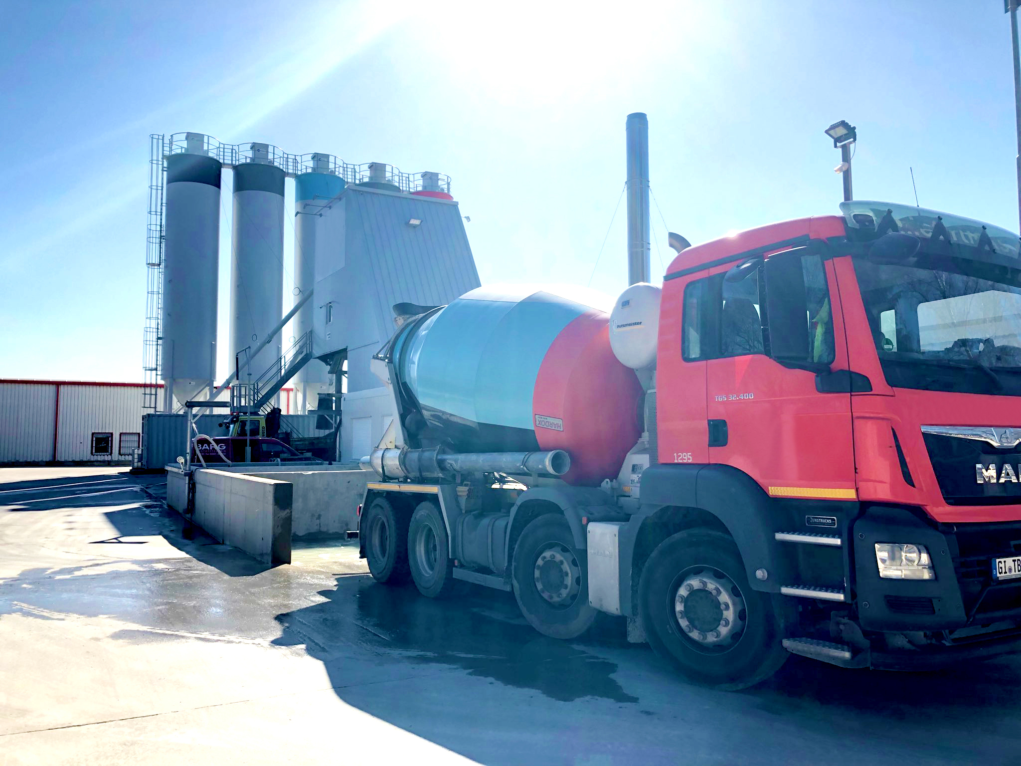 HCP Pump in Concrete Plant Waterwater Recycling System, Germany HCP Pump in Concrete Plant Waterwater Recycling System, Germany