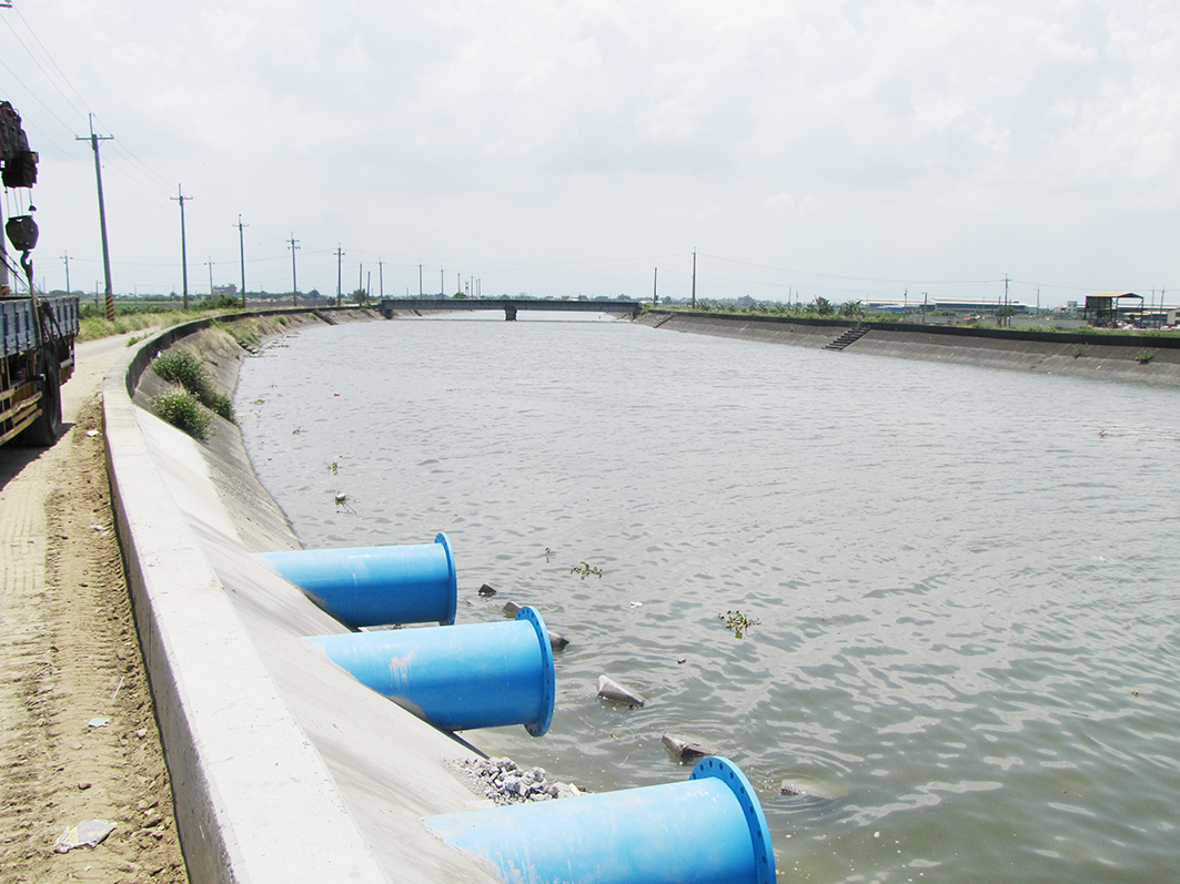 Improvement project for emergency purpose of Gangqian pump station at Dongshi Township, Chiayi County.