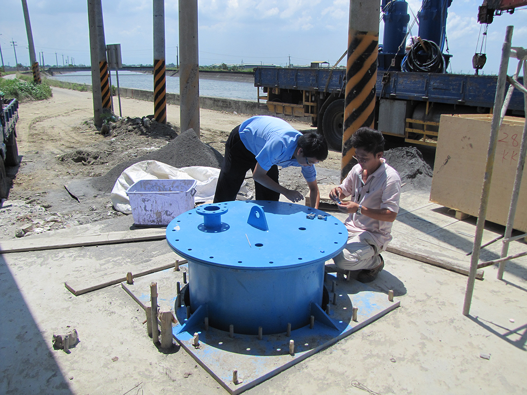 Improvement project for emergency purpose of Gangqian pump station at Dongshi Township, Chiayi County.