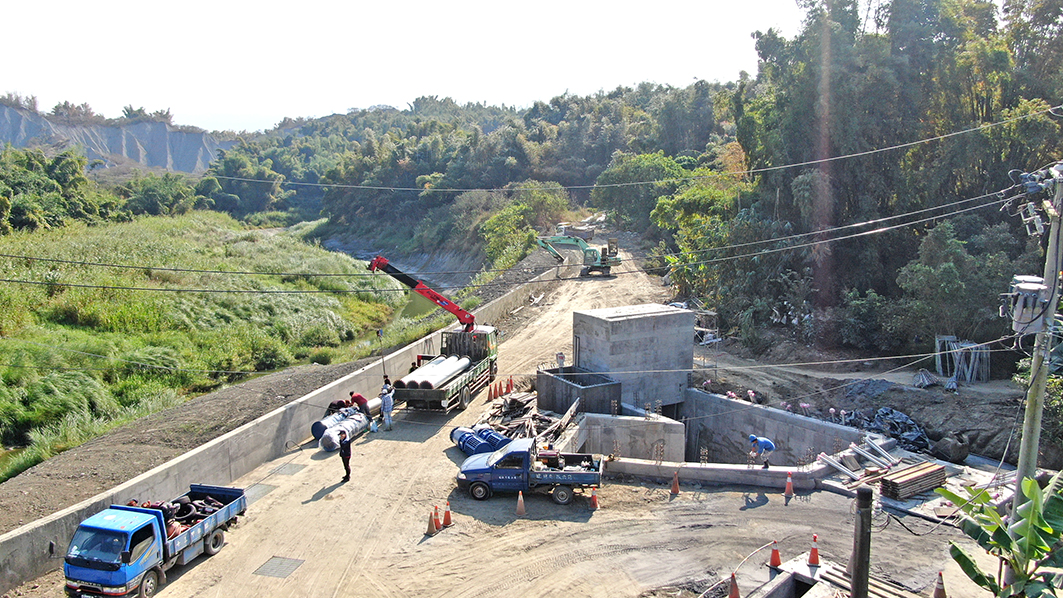 Tianliao Moon World Water Pump Station for Flood Control in Kaohsiung, Taiwan