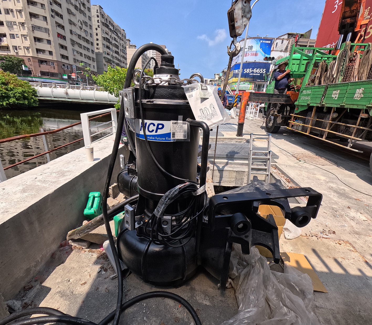Happiness Canal Pump Station Upgrade in Kaohsiung, Taiwan