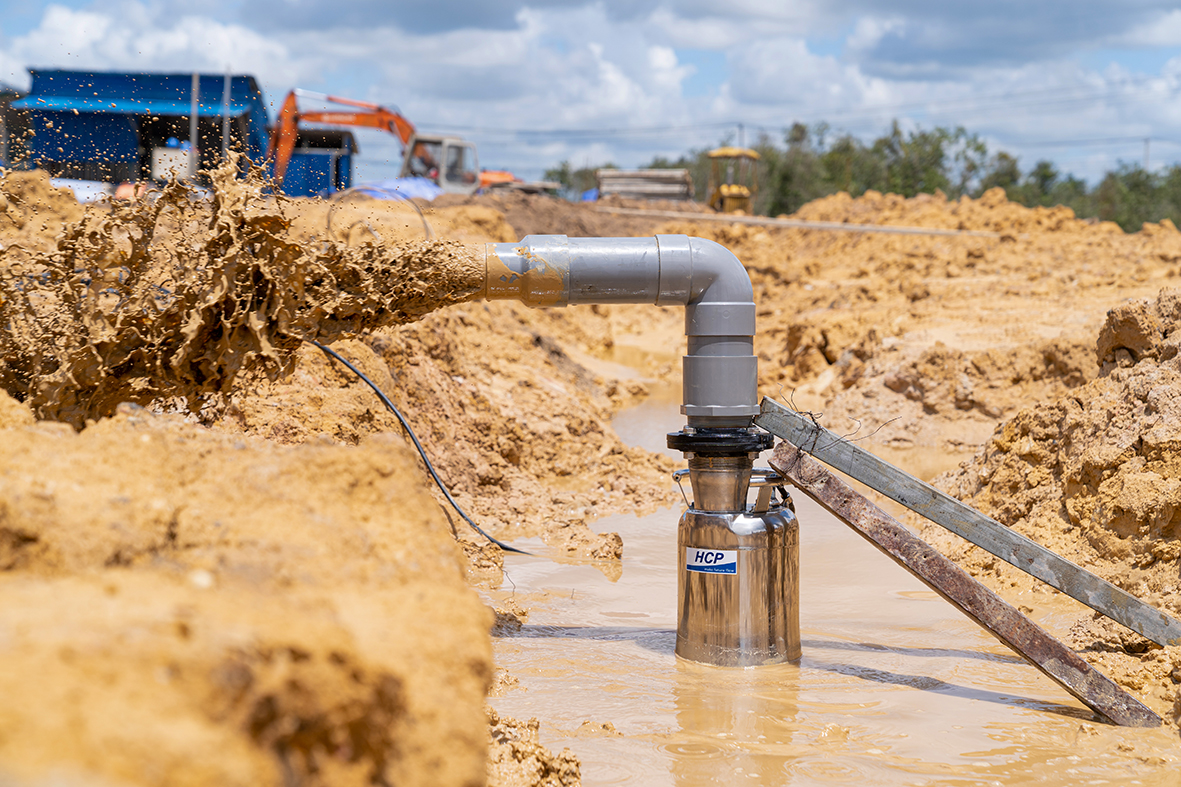 Dewatering for Factory Construction in Long An Province, Vietnam Dewatering for Factory Construction in Long An Province, Vietnam